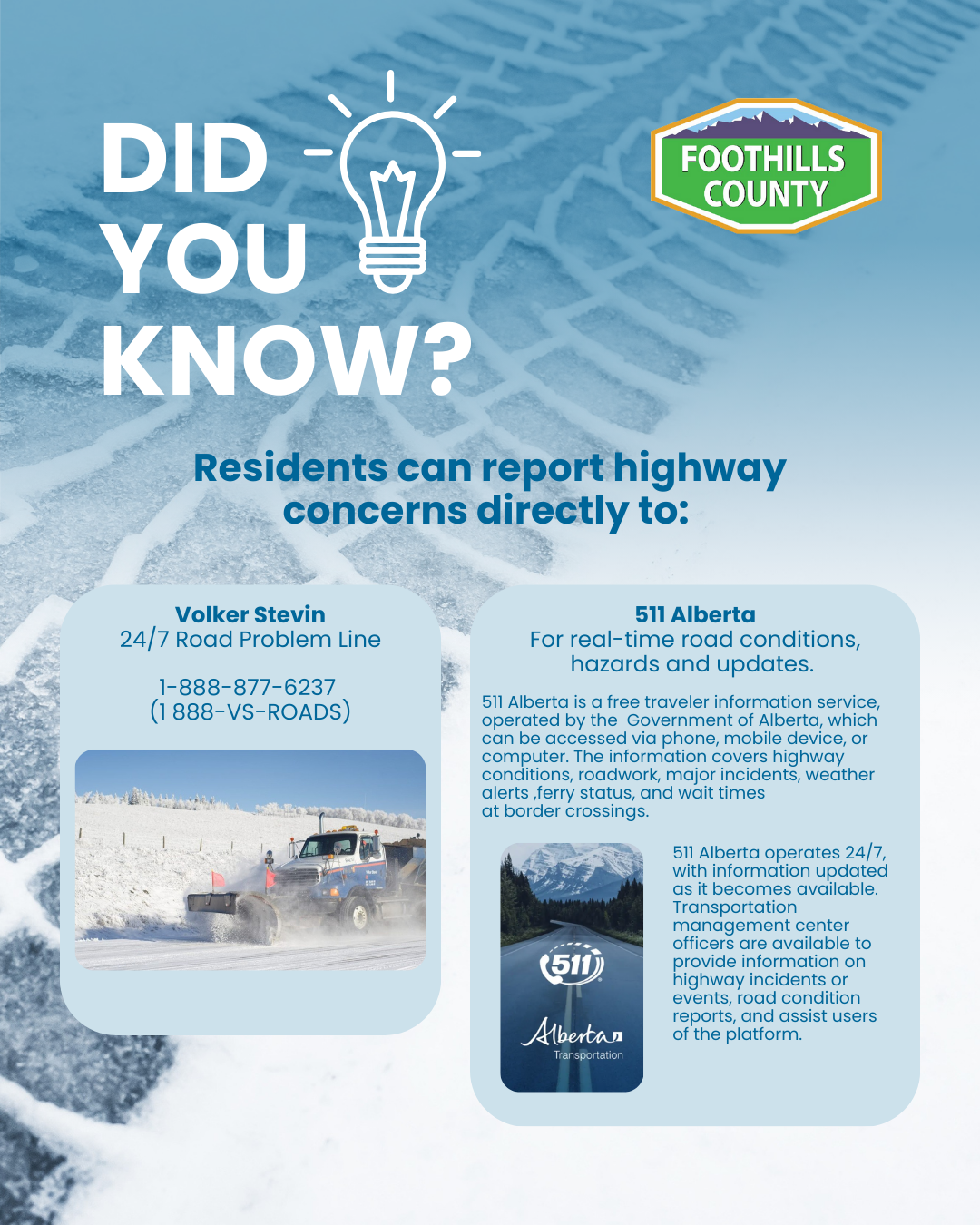 Report Highway Concerns