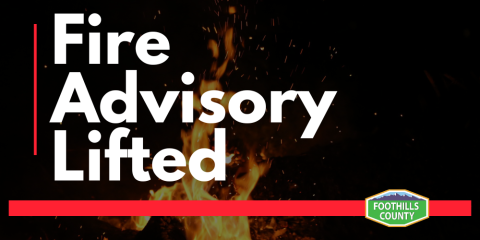 Fire Advisory Lifted Poster
